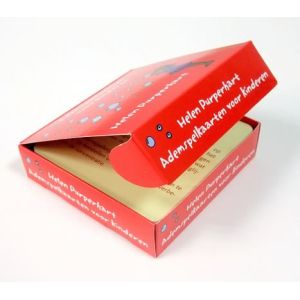 Die Cutting Children Playing happy birthday Laminated Card Set Printing Service