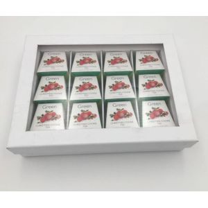 UV Embossing Christmas Packaging Boxes Recyclable With Clear PVC Window