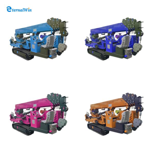 Mini Spider Crane With Electric And Diesel Power Multiple Colors