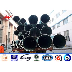 Wholesale 60FT Gr65 Material 6mm Electric Power Pole with climbing Rungs from china suppliers