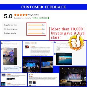 P2 P3 P3.91 P4 P5 LED Video Wall with 5 Years Warranty and 16:9 4:3 Aspect Ratio