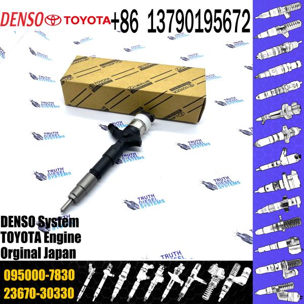 23670-30330 For Engine Parts Diesel Common Rail Fuel Injector 095000-7830