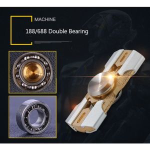 Unisex Mechanical Armor Pure Copper Metal EDC Decompression Toy Easy To Sensory