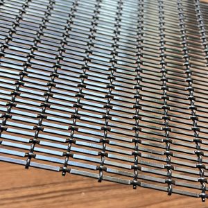Black Color Aluminum Mesh Panel For Partition Wall