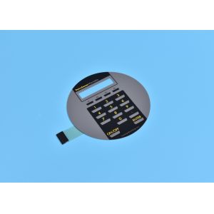 China Rounded Metal Dome Membrane Switch With Multi Keys Embossing Tactile Button on sale