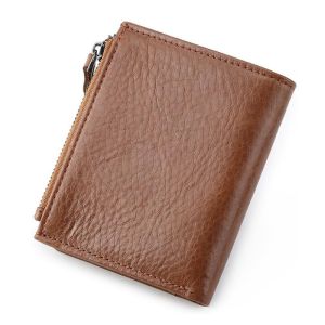 Transparent ID Window and Multiple Card Slots Men's Card Holder for Easy