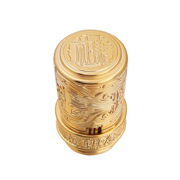Quality Custom Perfume Cap Gold-Plated , Environmentally Friendly And Recyclable for sale