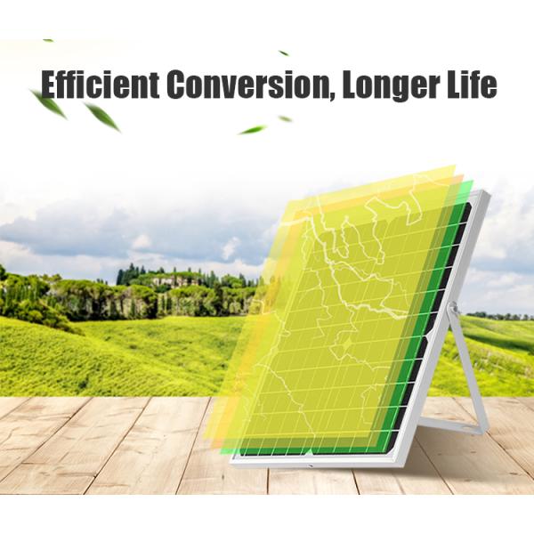 Outdoor Waterproof Garden Led Solar Flood Light with Remote Control 50000 Hours Lifespan