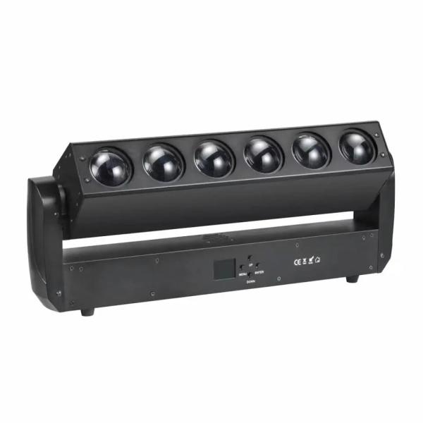 Quality DMX512 Control Mode LED Six-eyes Rgb Laser Light 6 Lens Red Dot Pixel Beam Laser Concert Led Effect Light for sale