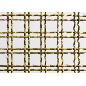 Brass Double Crimped Wire Mesh 5mm 4×8