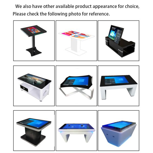 32-inch U-shaped multimedia interactive consultation and inquiry table suitable for multiple scenarios