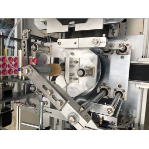 Touch Screen Packaging Automation Equipment For Round Soap / Toliet Bowl Solid