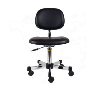 ESD Ergonomic Lab Chair Height Adjustable Anti Static For Cleanroom