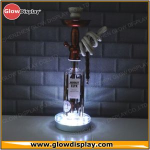 illuminated custom rotating acrylic headphone display stand earphone holder led