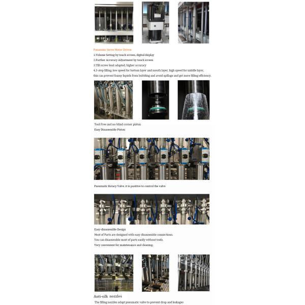 Stainless Steel Automated Bottling Line Durable Oil Bottle Packaging Machine