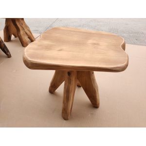 Cedar Irregular Triangle 0.065m3 High Temperature Stool 30cm Width