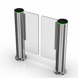 Swing Arm Flap Turnstile Barrier Gate Pedestrian Access Control System