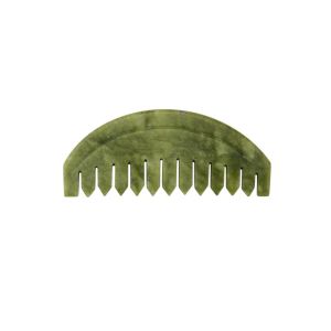 Darken Green Jade Massaging Comb Scraping Gua Sha