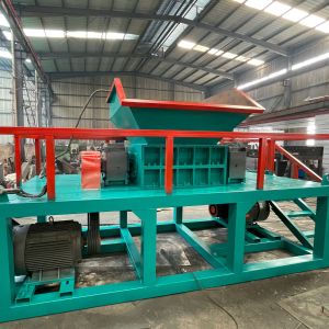 Wholesale Multifunctional Waste Woven Old Fishing Net Bag Twin Shaft Hob Shredder with 22KW Power from china suppliers