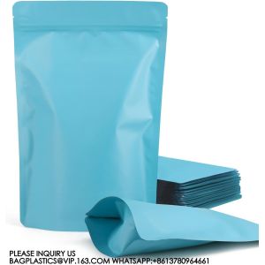 Sustainable Recyclable Pack Resealable Stand Up Bags,Smell Proof Pouch Sealable