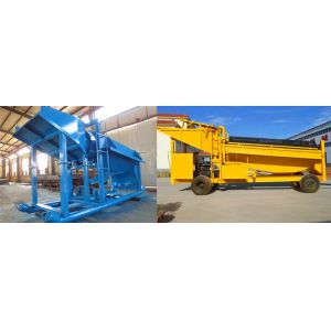 75m3/H,65Kw Power, 8m Length ,Steel,Rotary Movable,Gold Washing Trommel Screen