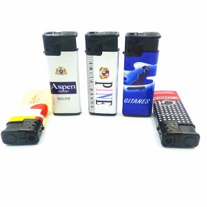 Refillable Windproof Electric Lighter with and EUR Standard 6.8*2.58*1.3 Dy-F007