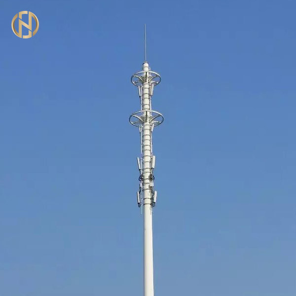 Quality 30M 35M Telecommunication Post  Palm Tree Monopole Transmission Tower for sale