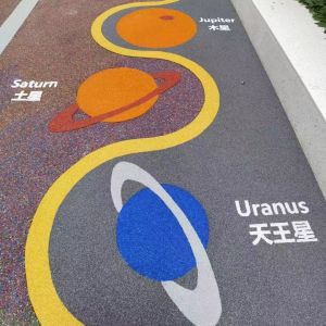 China Peroxide Treatment EPDM Granules Flooring Anti Color Fading on sale