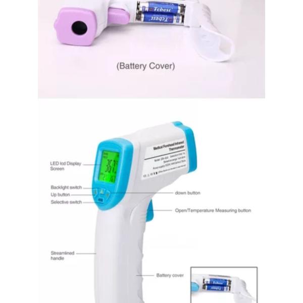 Quality 1-5cm Non contact Infrared Forehead Thermometer with one click precise measurement for sale