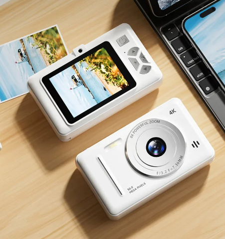 A1 Retro Design CCD Digital Dual Camera 50MP High-Definition
