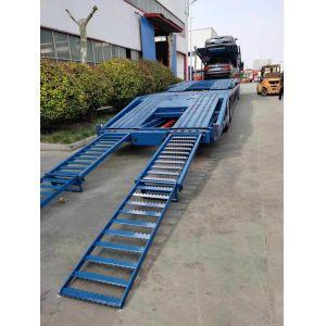 2 Axle Car Trailer for Race Car and Utility Vehicle Transport 8 Tires Wabco