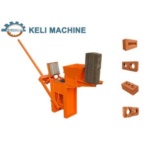 China KL1-40 Interlocking Manual Clay with Cement Brick Making Machine on sale China KL1-40 Interlocking Manual Clay with Cement Brick Making Machine on sale