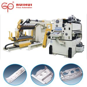 Electric Eye Loop Control Power Press Decoiler Straightener Feeder Width 1300mm