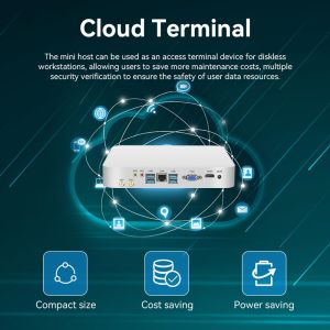 Intel N100 N5095 Mini PC With Single LAN And DDR4 16G RAM Support Dual Screen