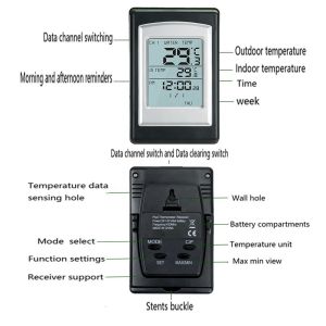 WT0124 Solar Energy Swimming Pool Thermometer For End Custom Indoor And Outdoor
