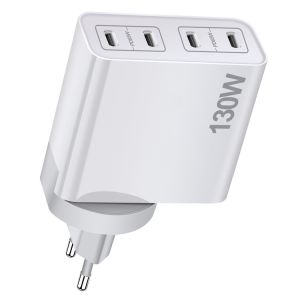 130w 166w Gan' Charger 4 Ports Pd Portable Fast Charger With Usb Type C Quick