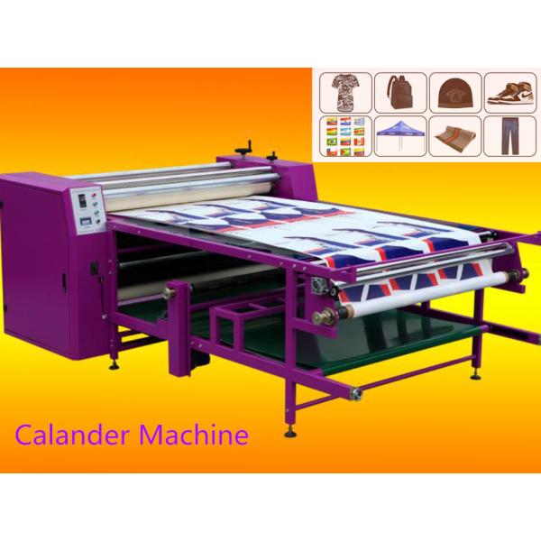 Quality Upper Feeding Textile Calender Machine Custom Made Flatbed Printer Type for sale