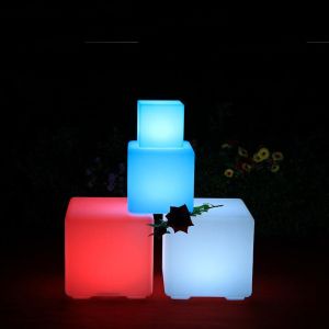 Wholesale Remote control plastic led lighting cube from china suppliers