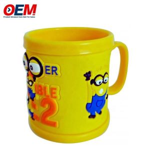 OEM Factory Custom Made Your Own design Plastic Cup 3D Mugs custom plastic toy