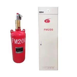 Red Automatic FM200 Cabinet System Easy Advanced Fire Suppression For Industrial