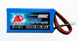 Wholesale Model aircraft battery 850mAh 35C 7.4V RC lipo battery pack from china suppliers