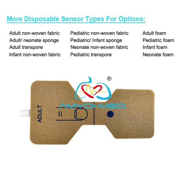Amydi Med Nellcor DB9 Disposable SpO2 Sensor 7Pin Safety Disposable Pulse Oximeter