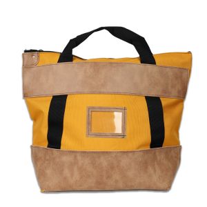 1000d Nylon With Leather Locking Courier Bank Bag - 22w X 18h X 7d - Made-To