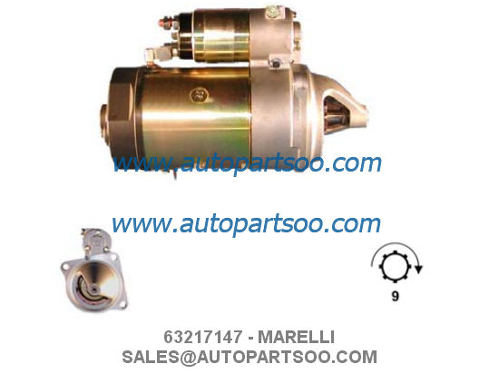 63216827 63216831 - MARELLI Starter Motor 12V 3.5KW 9T MOTORES DE ARRANQUE