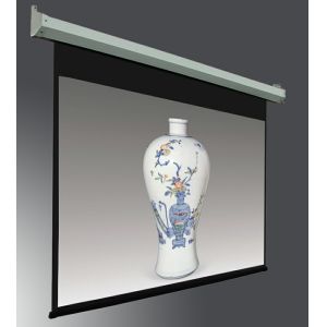 Durable manual pull down projection screen with Self-lock device