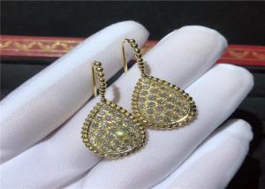 Wholesale 18K Gold Diamond Bracelet / Ring / Earrings For Wedding Anniversary brand jewelry stores from china suppliers