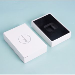 AI Paper White Cardboard Gift Boxes With Lids EVA Insert