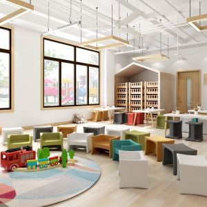 Support customization Music Room Students Multi-side Stool Chair , Simple Multi