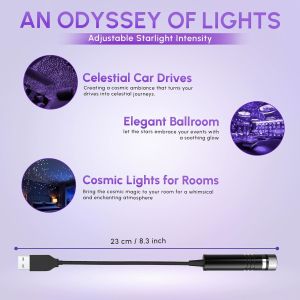 USB Mini Led Projection Lamp Star Night Wedding Car Led Projection Lamp,Ceiling,