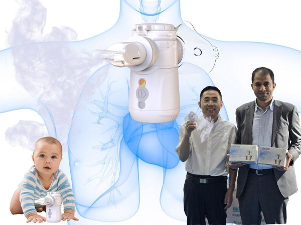 Quality Vibrating Mesh Nebulizer Particle Size 1-5μm Medical and Portable Anti Broken No Residue No Blockage for sale